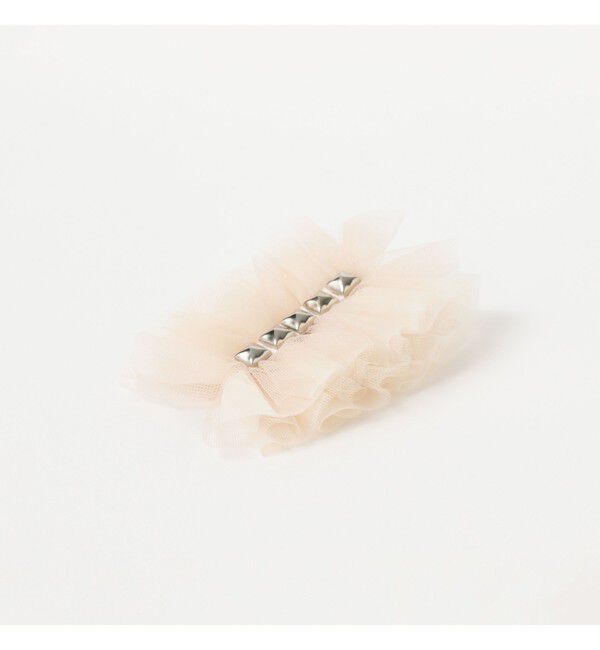 BEAMSBOY「maturely / フリル スタッズ コサージュ クリップ」|その他|