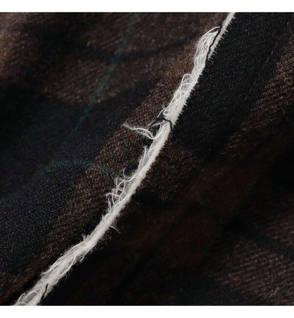 BEAMSBOY「リサイクルウール カットオフ スラックス」|スラックス|