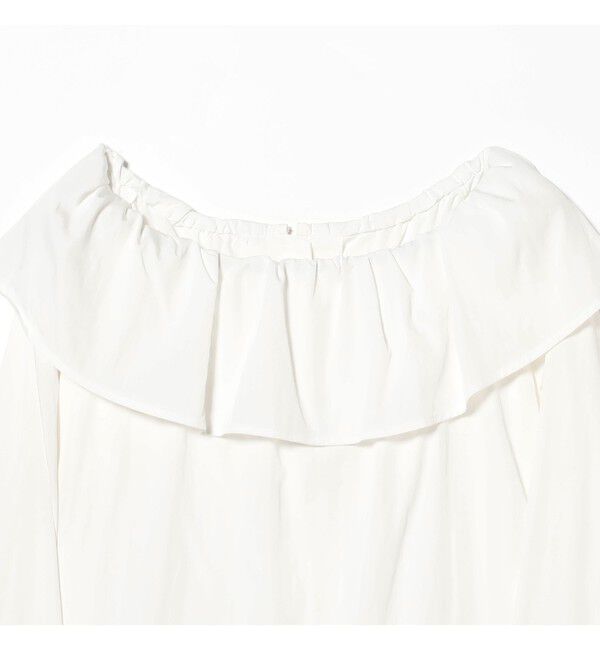 Ray BEAMS 「ラッフル オフショルダー ブラウス」|シャツ・ブラウス|