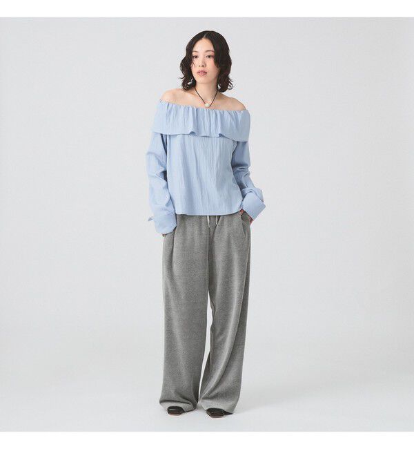 Ray BEAMS 「ラッフル オフショルダー ブラウス」|シャツ・ブラウス|