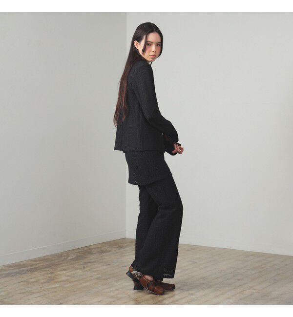 Ray BEAMS 「起毛 レース シャツ」|シャツ・ブラウス|