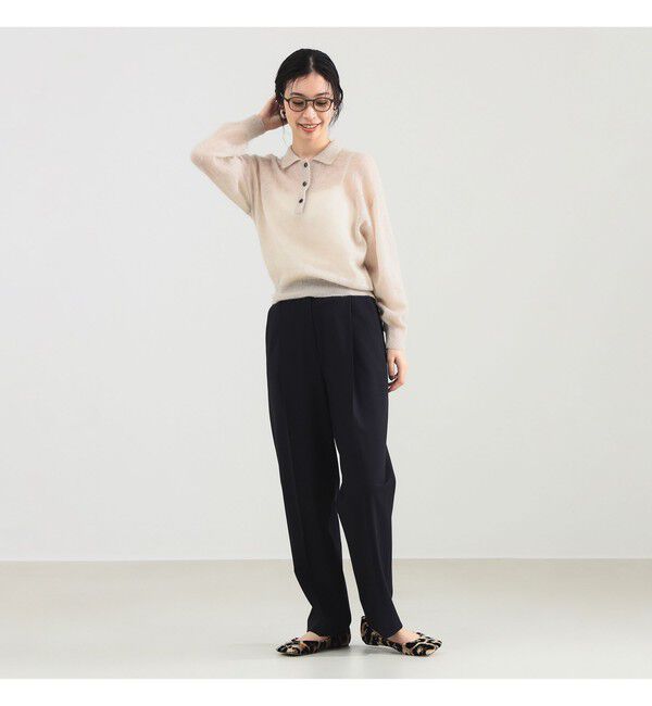 Demi-Luxe BEAMS 「【別注】BATONER / シアー モヘヤ ポロニット」|ニット・セーター|
