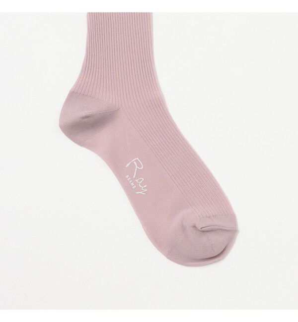 Ray BEAMS 「シアーリブ ハイソックス」|ソックス|