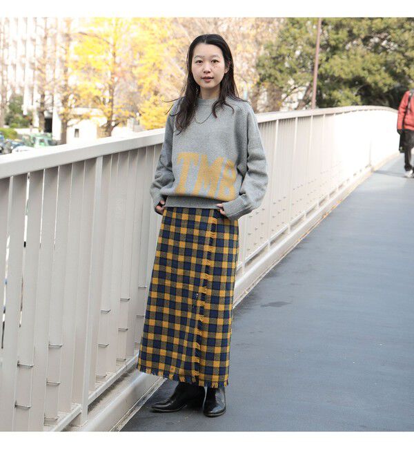 BEAMSBOY「ビッグ ロゴ クルー」|ニット・セーター|