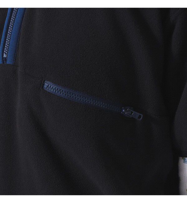 BEAMSBOY「フリース ハーフジップ ショートスリーブ」|ベスト・ジレ|