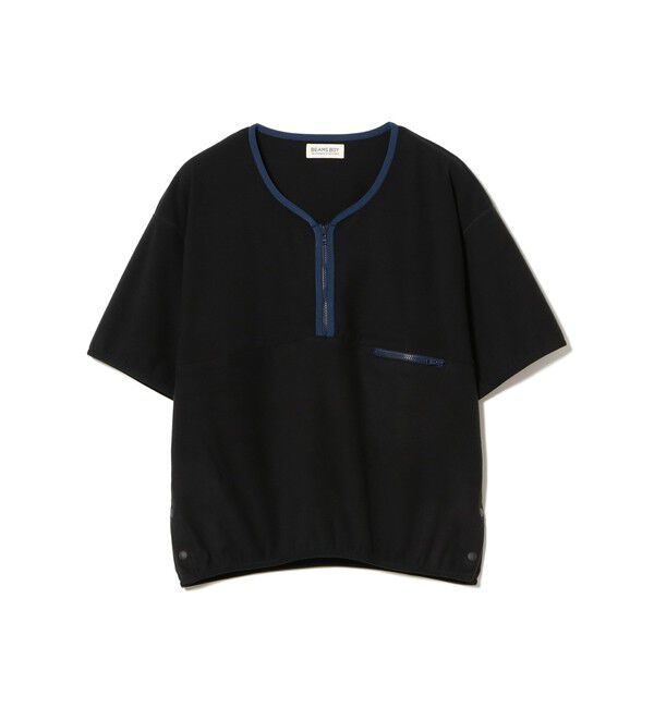 BEAMSBOY「フリース ハーフジップ ショートスリーブ」|ベスト・ジレ|