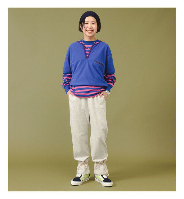 BEAMSBOY「フリース ハーフジップ ショートスリーブ」|ベスト・ジレ|