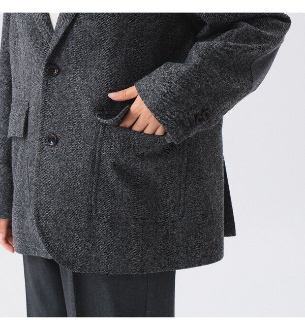 BEAMSBOY「ツイード スリーボタン ビッグジャケット」|テーラードジャケット|