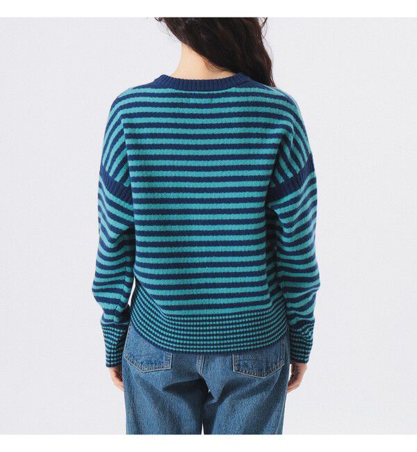 BEAMSBOY「7ゲージ ボーダー クルー ニット」|ニット・セーター|