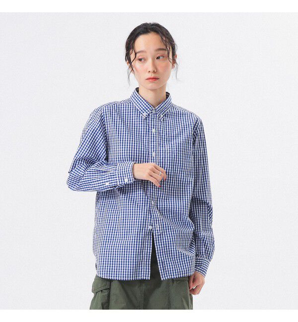 BEAMSBOY「100/2 ギンガムチェック ボタンダウン シャツ」|シャツ・ブラウス|