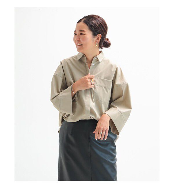 Demi-Luxe BEAMS 「ワイドスリーブ シャツ」|シャツ・ブラウス|