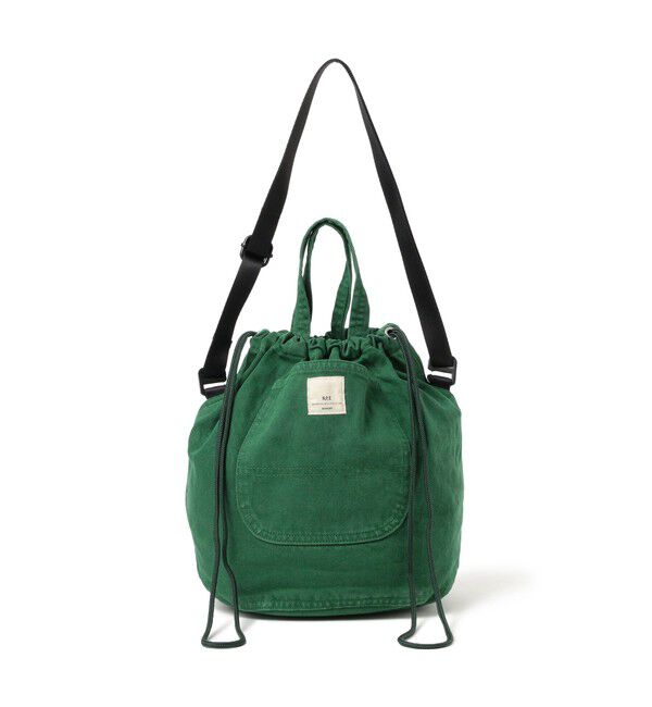BEAMSBOY「【別注】N,P,E / ペイシェントバッグ カラー デニム M」|その他|GREEN