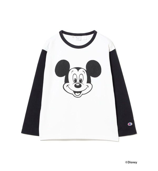 BEAMSBOY「【別注】Champion / ミッキーマウス / フットボール Tシャツ」|Tシャツ・カットソー|