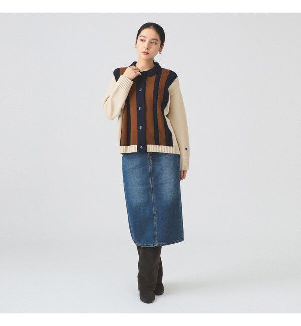 Ray BEAMS 「【別注】Champion / ニット カーディガン」|ニット・セーター|