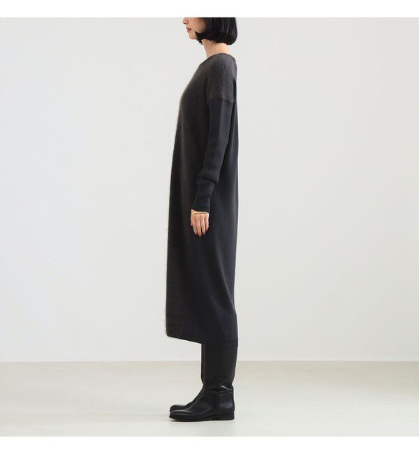 Demi-Luxe BEAMS 「フラッフィ クルーネック ニット ワンピース」|ワンピース|