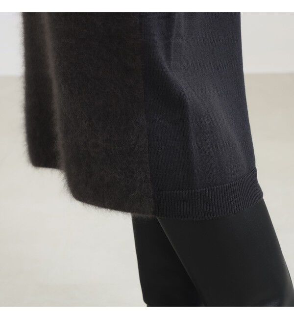 Demi-Luxe BEAMS 「フラッフィ クルーネック ニット ワンピース」|ワンピース|