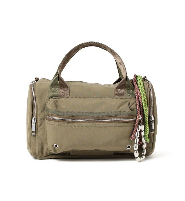 Ray BEAMS 「CONTROL FREAK / ミリタリー チャーム ボストン バッグ」|ボストンバッグ|