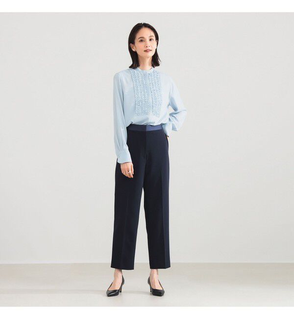 Demi-Luxe BEAMS 「ストレート クリース パンツ」|チノ|