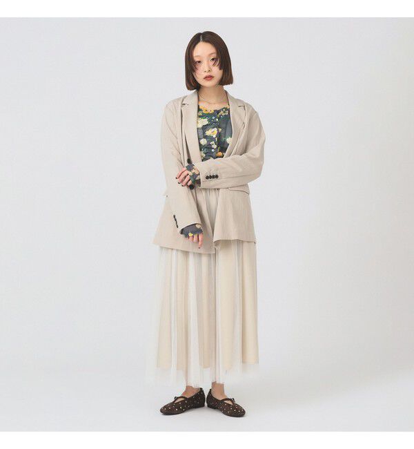 Ray BEAMS 「ソフトクリンクル 4ボタン ダブル ジャケット」|テーラードジャケット|