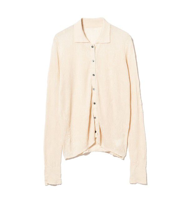 Ray BEAMS 「シアー リブ ニット ポロ カーディガン」|ニット・セーター|