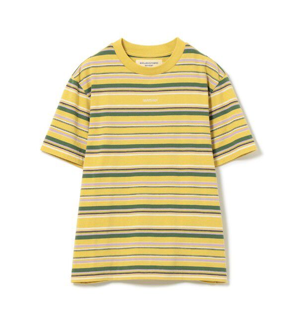 BEAMSBOY「エンブロイダリー マルチボーダー ショートスリーブ Tシャツ」|Tシャツ・カットソー|