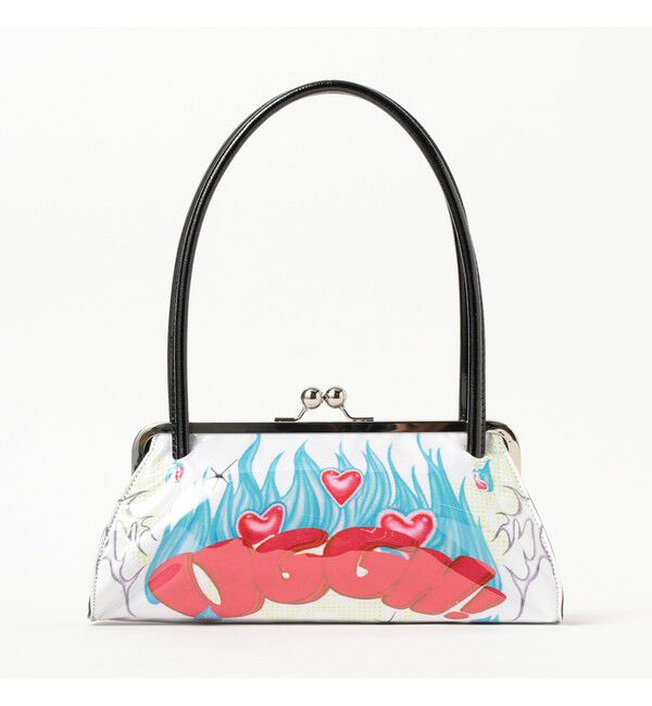 Ray BEAMS 「HEY！Mrs ROSE / Overlap Boston Bag」|ハンドバッグ|