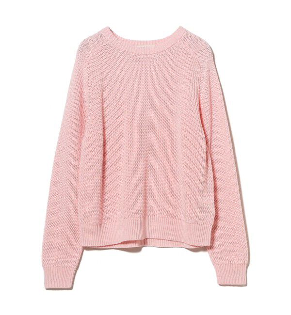 Demi-Luxe BEAMS 「5ゲージ コットン 畦編み プルオーバー」|ニット・セーター|