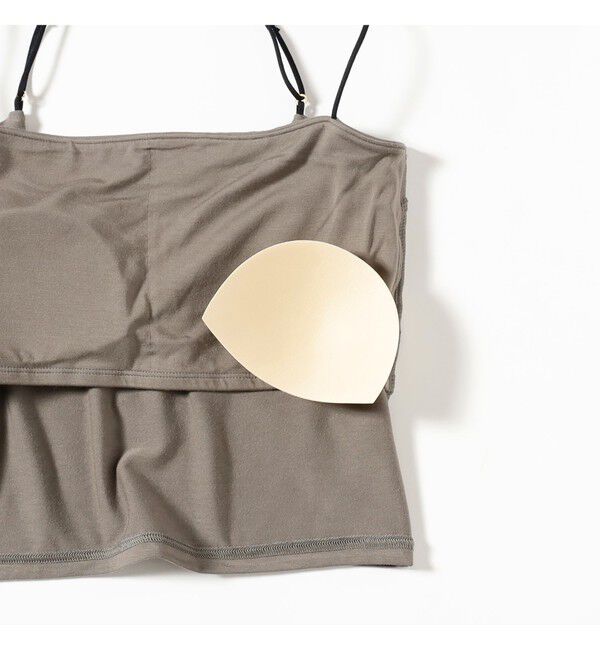 Demi-Luxe BEAMS 「レーヨン 天竺 カップ付きキャミソール」|Tシャツ・カットソー|