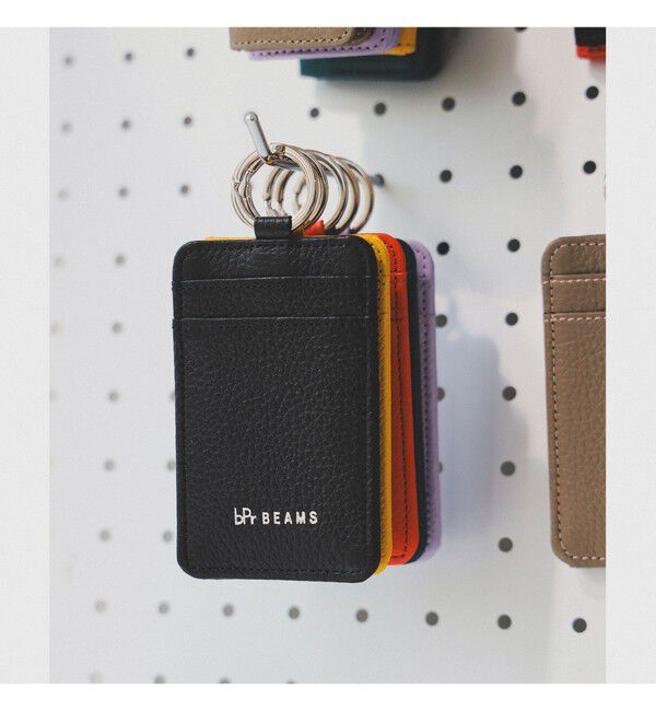 BEAMS「カードケース キーホルダー 2」|キーケース|BLACK