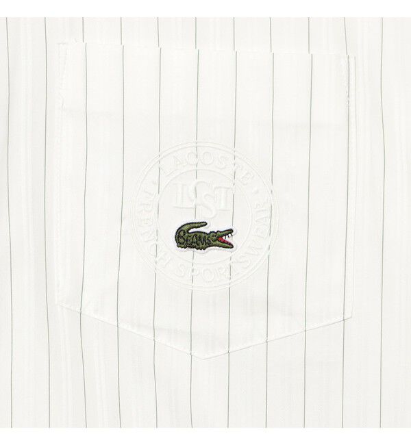 BEAMS「【別注】LACOSTE / ストライプ シャツ」|シャツ・ブラウス|