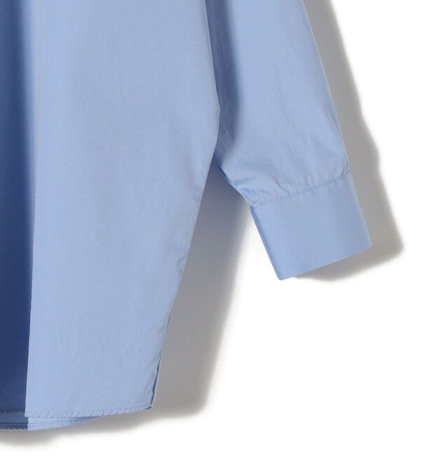 SHIPS for women「SHIPS Primary Navy Label:〈手洗い可能〉ALBINIコットンビッグワイズシャツ」|シャツ・ブラウス|