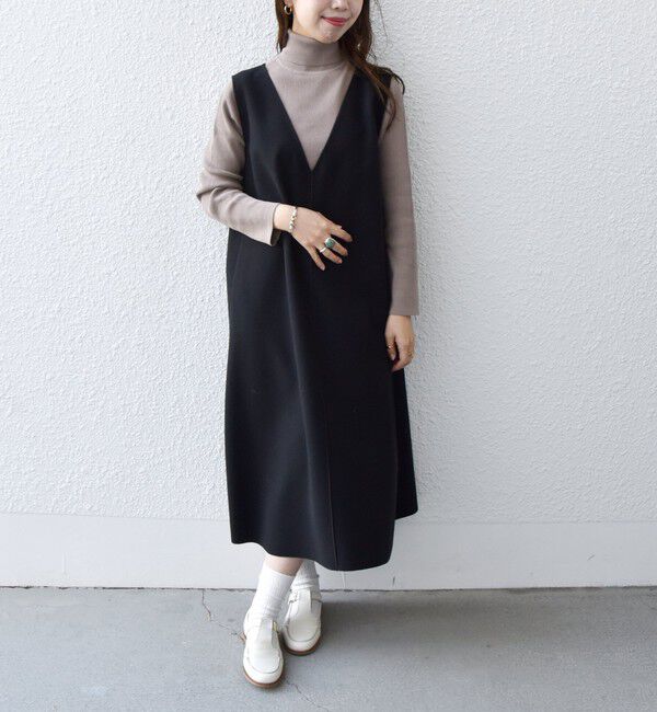 SHIPS any「SHIPS any:〈手洗い可能〉デリケート リブ タートルネック ニット プルオーバー」|ニット・セーター|