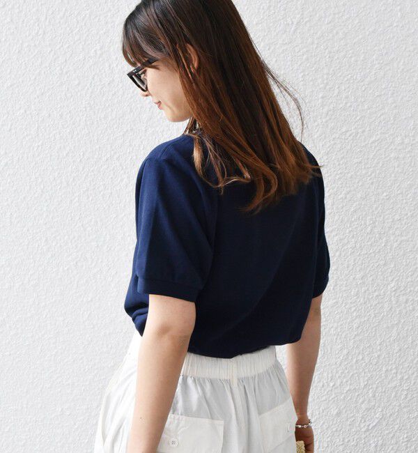 SHIPS any「【SHIPS any別注】LACOSTE: ワンポイント ロゴ ピケ クルーネック Tシャツ 24SS◇」|Tシャツ・カットソー|