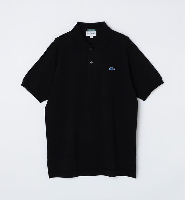 SHIPS「【SHIPS別注】LACOSTE: NEW 70's ドロップテイル ポロシャツ」|Tシャツ・カットソー|ブラック