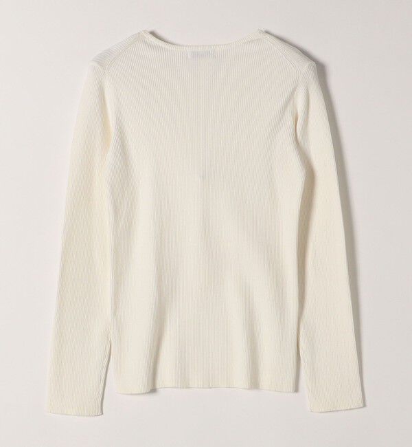 SHIPS any「SHIPS any:〈手洗い可能〉コットン クルーネック ベーシック リブ ニット」|ニット・セーター|