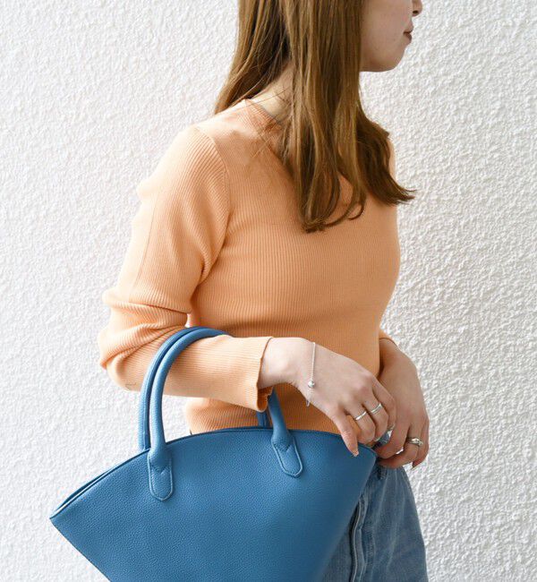 SHIPS any「SHIPS any:〈手洗い可能〉コットン クルーネック ベーシック リブ ニット」|ニット・セーター|