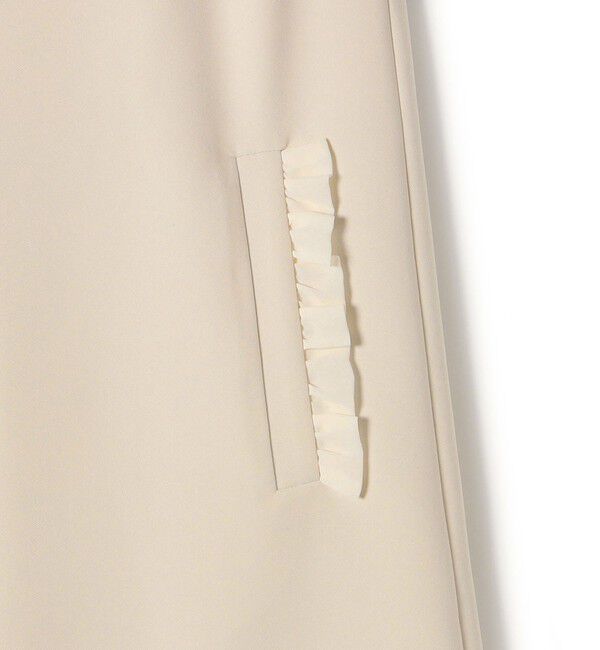 SHIPS for women「【SHIPS別注】kaene:〈洗濯機可能〉ハイストレッチ ダンボール フリル ジレ」|ベスト・ジレ|