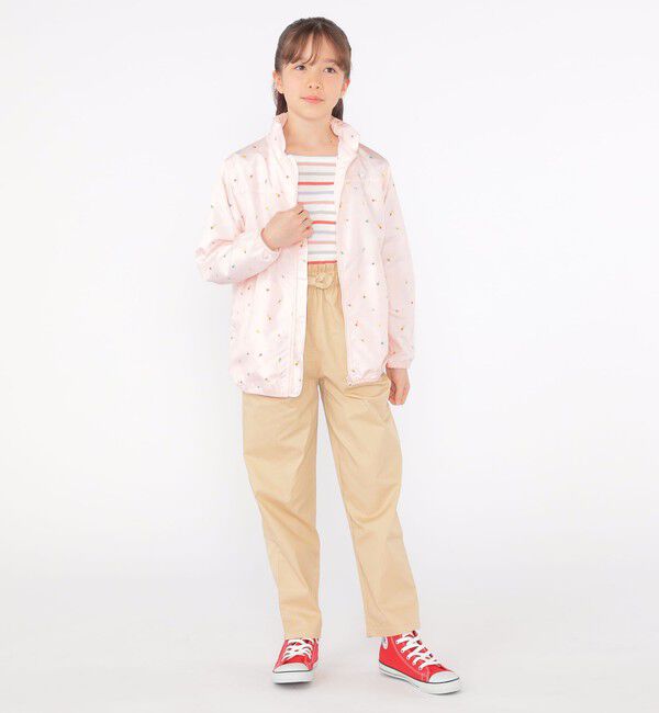 SHIPS KIDS「SHIPS KIDS:140～150cm / オーガニック コットン フリル スリーブ TEE」|Tシャツ・カットソー|
