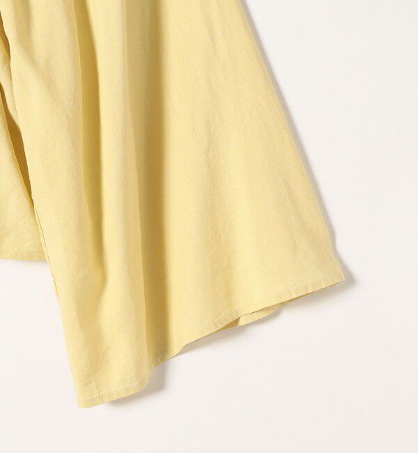 SHIPS any「SHIPS any:〈洗濯機可能〉リネン ミックス ギャザー リボン ブラウス」|シャツ・ブラウス|