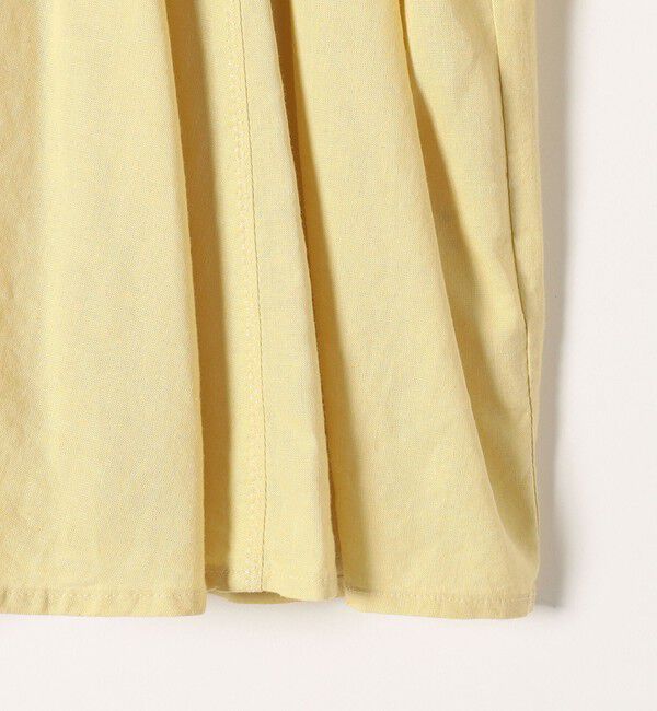 SHIPS any「SHIPS any:〈洗濯機可能〉リネン ミックス ギャザー リボン ブラウス」|シャツ・ブラウス|