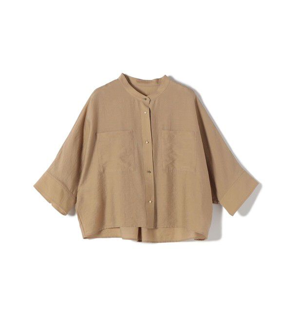 SHIPS for women「〈手洗い可能〉シルク混 シアー 羽織 シャツ」|シャツ・ブラウス|