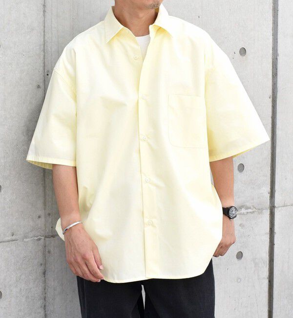 SHIPS any「SHIPS any: オーバーサイズ カラーパレット ハーフスリーブ シャツ◇」|シャツ・ブラウス|