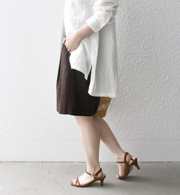 SHIPS any「SHIPS any:〈洗濯機可能〉リネン ミックス ショート パンツ」|その他|