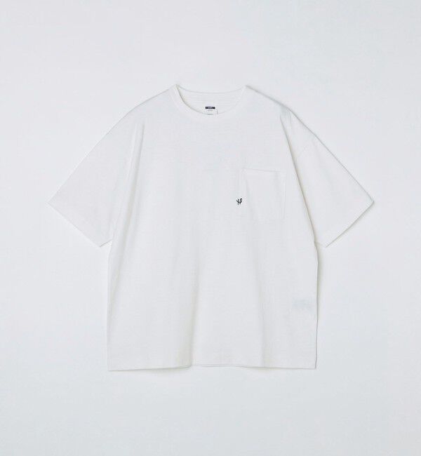 SHIPS「【WEB限定】SHIPS:〈汗染み防止加工〉ワンポイントロゴ ビッグシルエットヘビーウェイトTシャツ」|Tシャツ・カットソー|