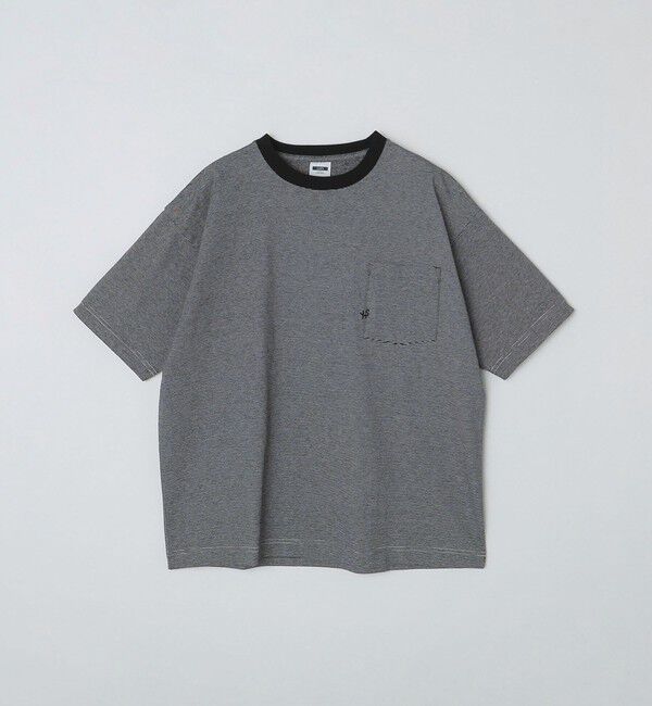 SHIPS「【WEB限定】SHIPS:〈汗染み防止加工〉ワンポイントロゴ ビッグシルエットヘビーウェイトTシャツ」|Tシャツ・カットソー|