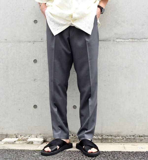 SHIPS any「SHIPS any: 〈洗濯機可能〉Reflax(R) リネンライク 1タック イージーパンツ◇」|スラックス|