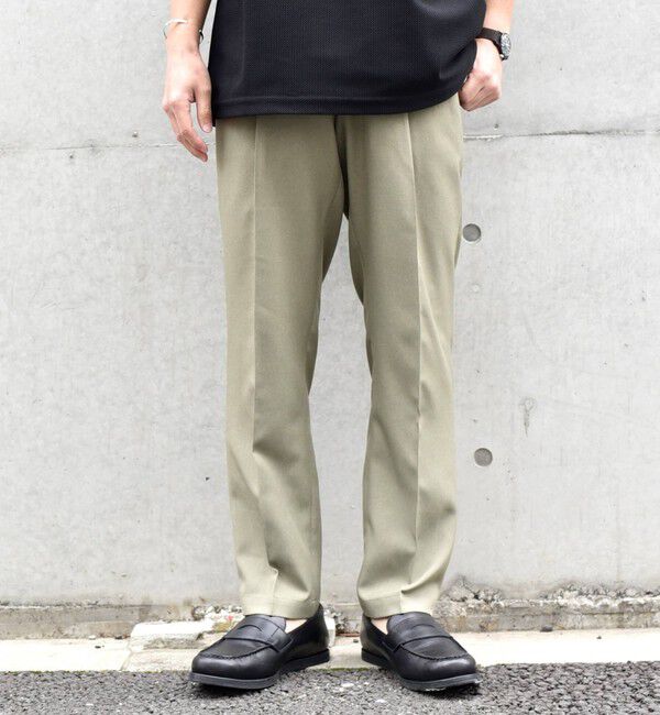 SHIPS any「SHIPS any: 〈洗濯機可能〉Reflax(R) リネンライク 1タック イージーパンツ◇」|スラックス|