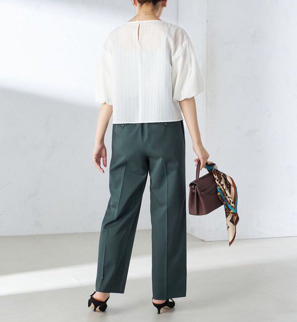 SHIPS for women「〈手洗い可能〉ツイル ストレート パンツ（セットアップ対応）」|その他|