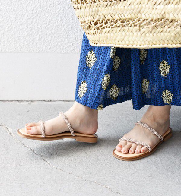 SHIPS for women「NICOLAS LAINAS:ビジュー サンダル」|サンダル|