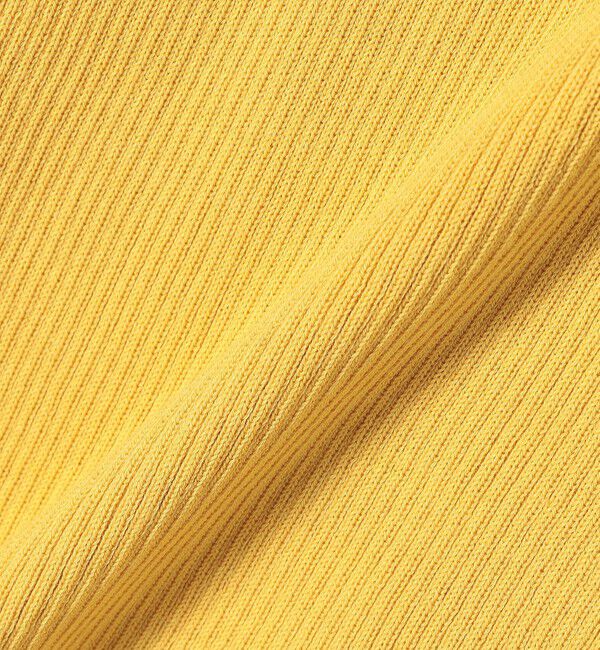 quaranciel「quaranciel:〈手洗い可能〉コットン Vネック リブ ニット」|ニット・セーター|